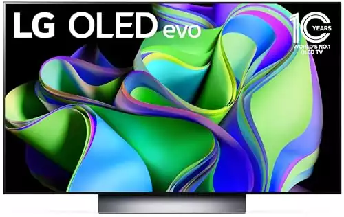 LG C3 Series 48 polegadas classe OLED evo Smart TV