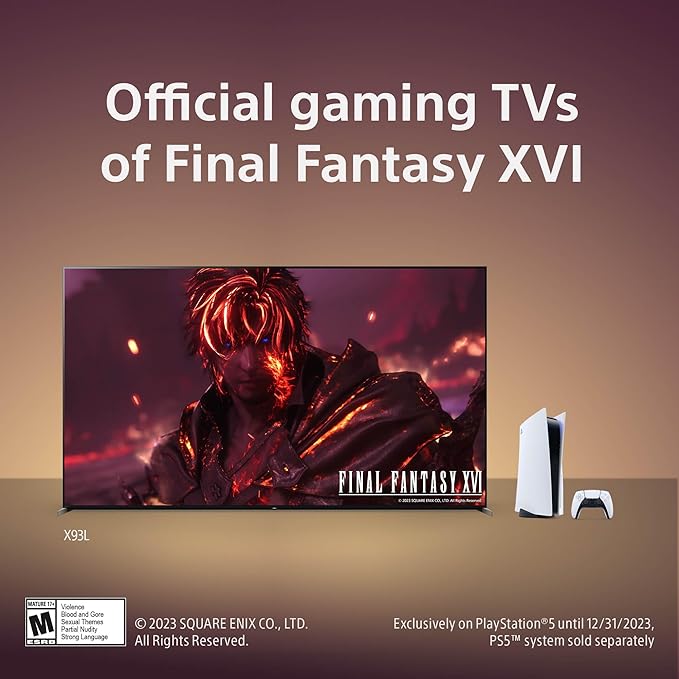 TV Sony Mini LED 65 polegadas 4K Ultra HD Série X93L