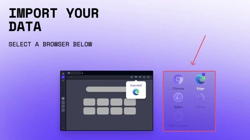 import bookmarks from other browsers automatically
