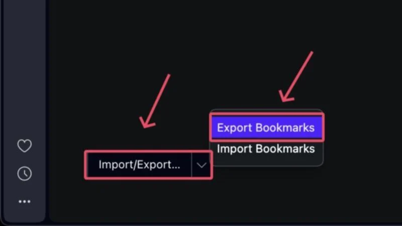 export opera bookmarks