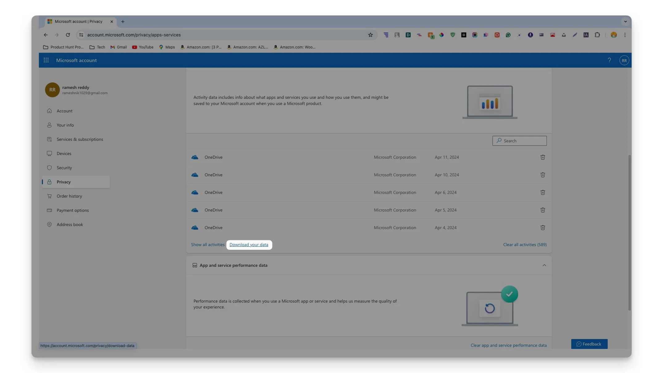 download microsoft data