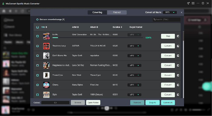 Spotify MP3 çalma listesini indir