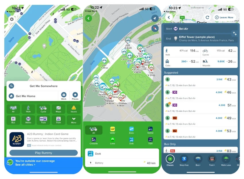 aplicația Citymapper 1 2 citymapper app