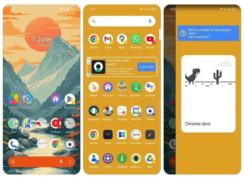 action launcher for android