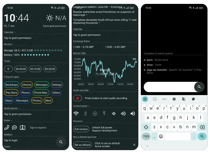 aio launcher for android