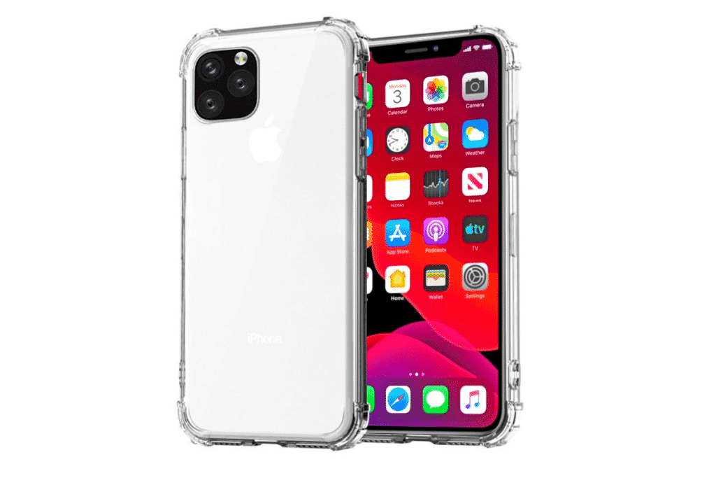 Custodia protettiva trasparente per iPhone 12