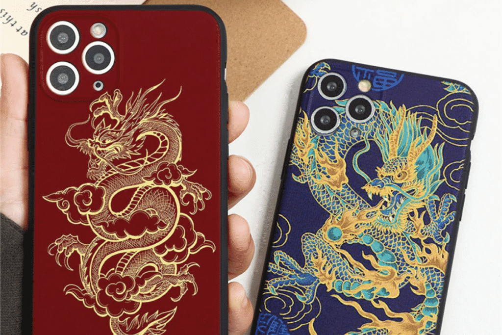 Coque style dragon pour iPhone 12