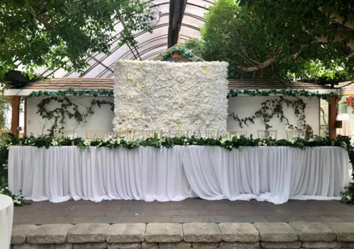 Magnifici disegni da parete con fiori nuziali