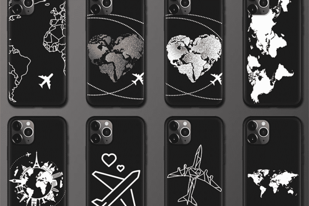 Capa do mapa do mundo para iPhone 12 e iPhone 12 Pro Max