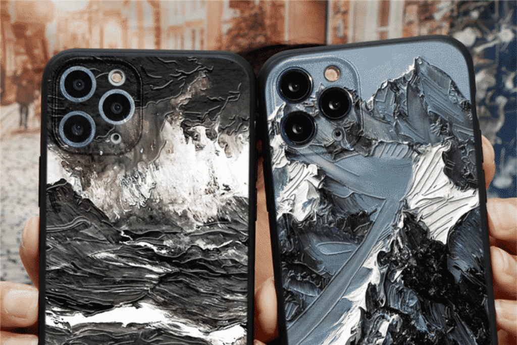 Coque en silicone Montagne pour iPhone 12 et iPhone 12 Pro Max