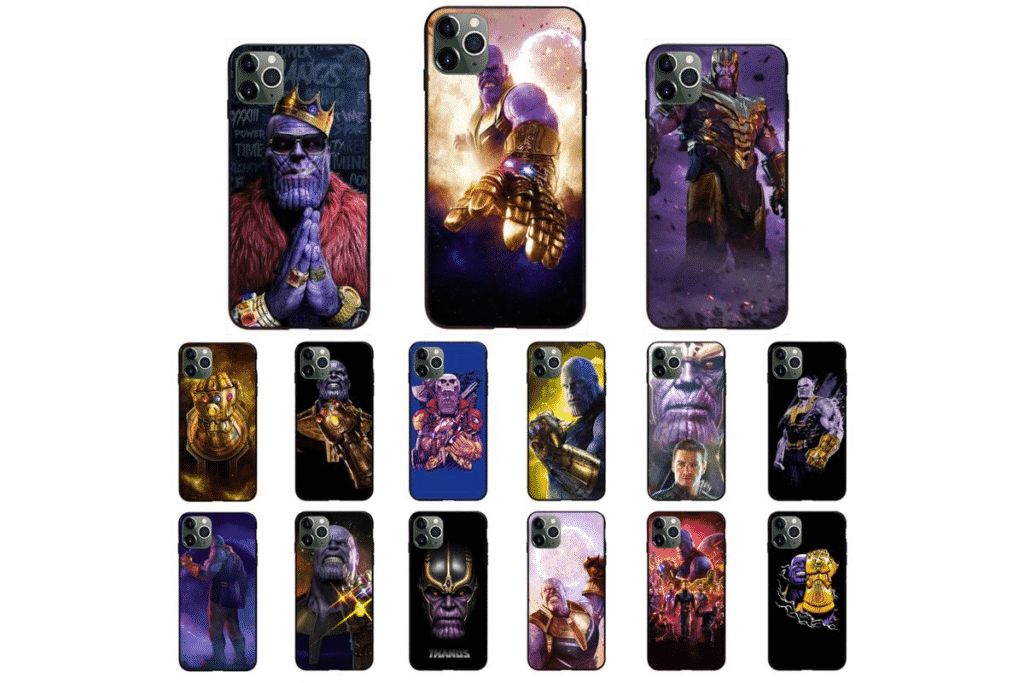 iPhone 12 및 iPhone 12 Pro Max용 Marvel Thanos 인피니티 케이스