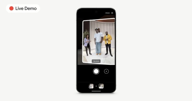 Pixel 9 AI 功能 6 add me feature in action.