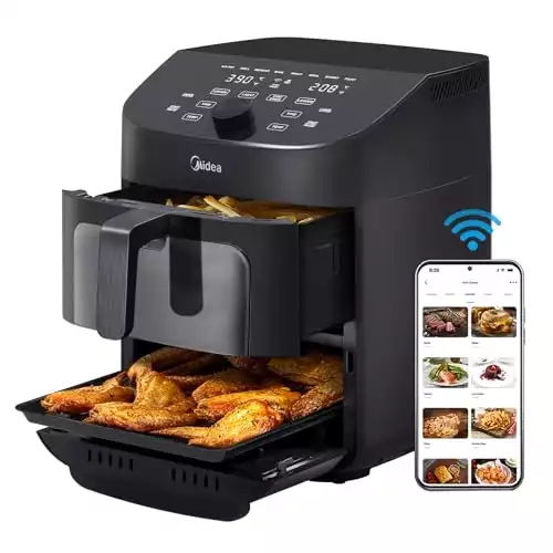 Forno Fritadeira Midea Dual Basket Air
