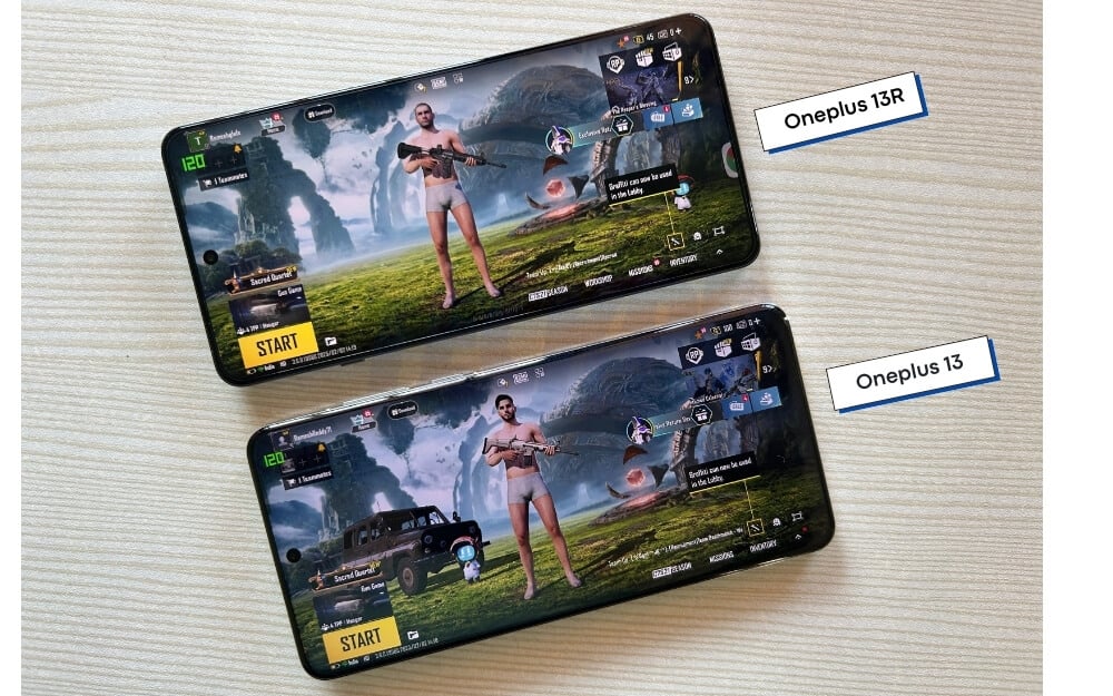 oneplus 13 vs oneplus 13r performance
