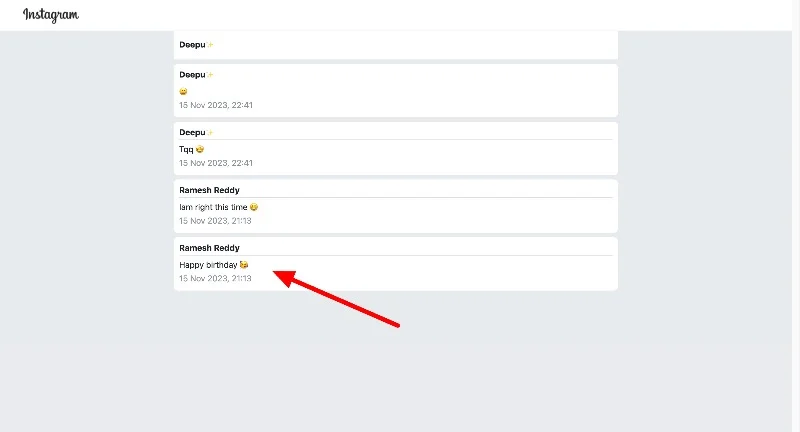 html中的Instagram消息备份 instagram message backup in html