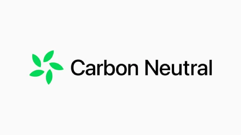 Neutro de carbono de maçã apple carbon neutral