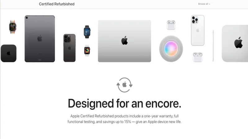 Apple Certified Reformished opt for refurbished devices: apple certified refurbished