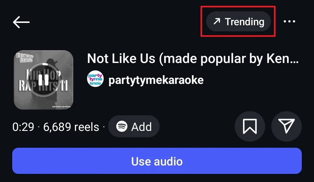 trending audio on instagram
