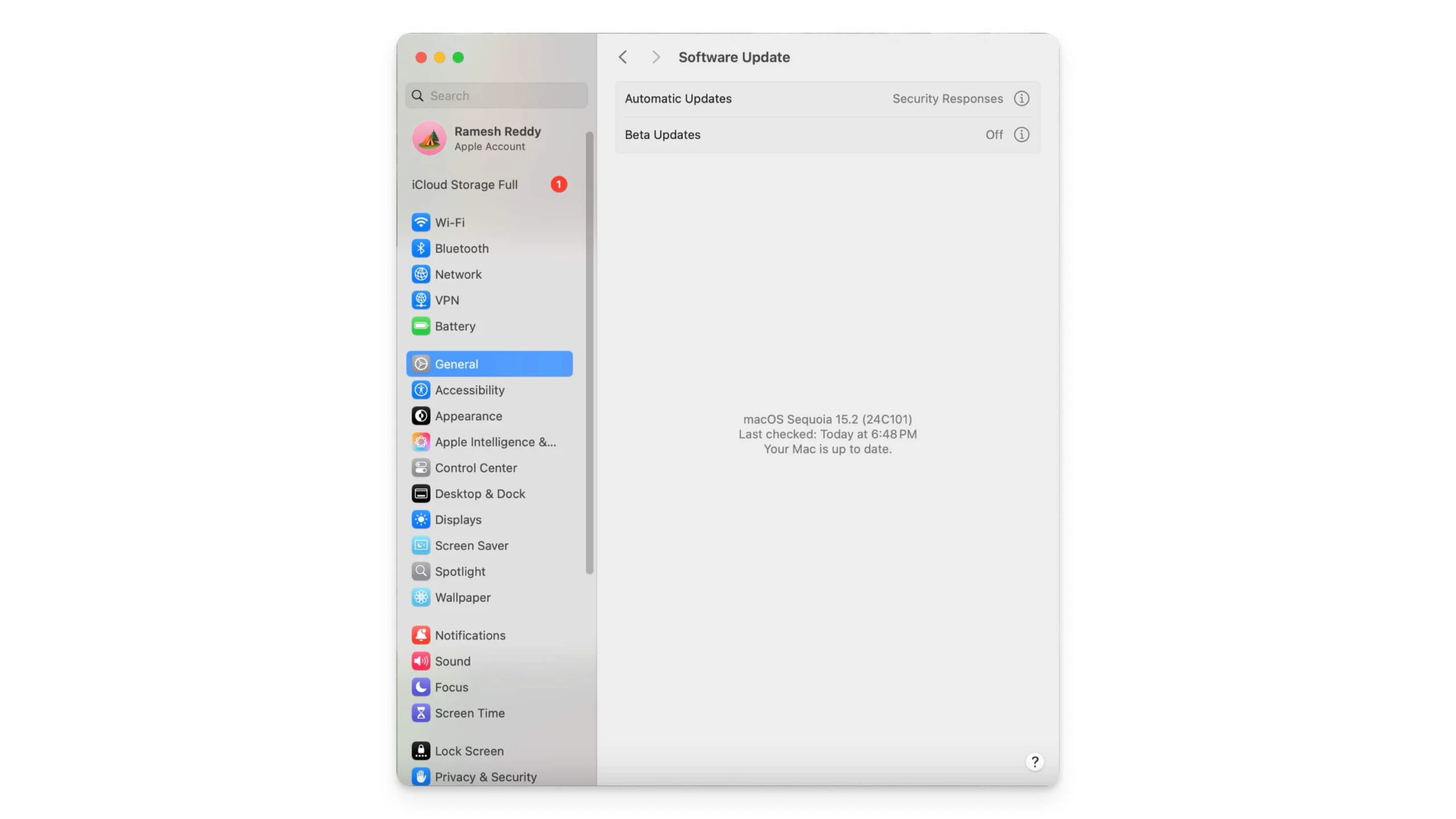 macos software update