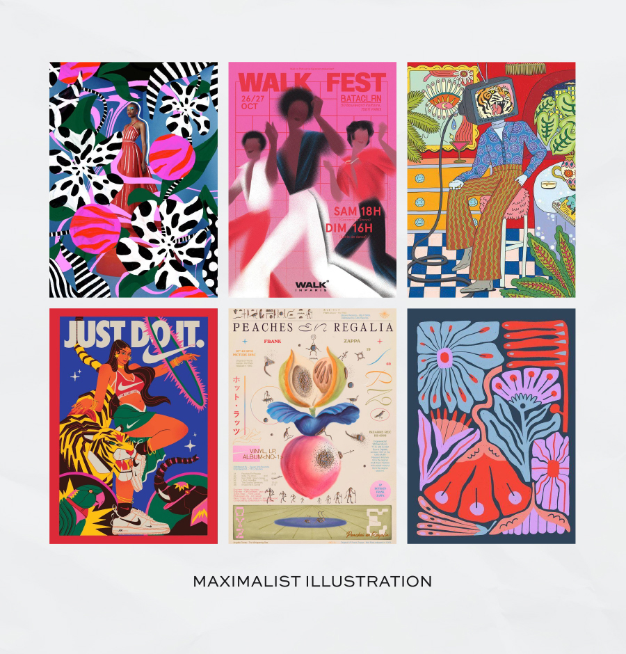 Adobe's Top 10 Graphic Design Trends To Watch In 2025 - Maximalist Illustration