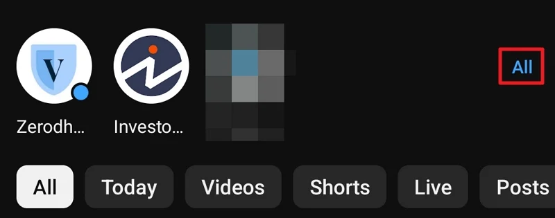 all subscriptions on youtube