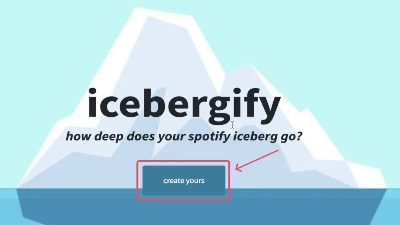 create your spotify iceberg