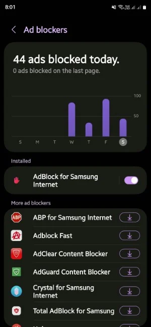 samsung internet ad blocker