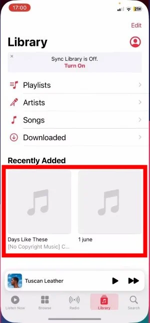 added songs