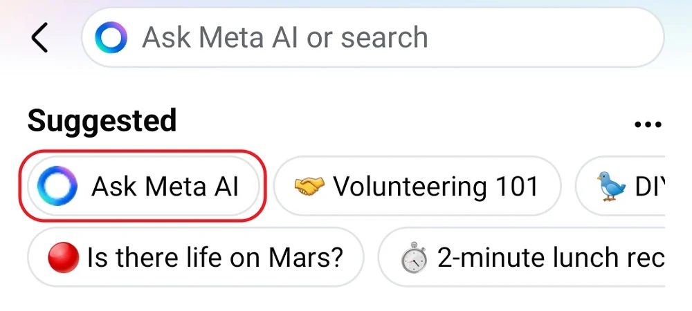 ask meta ai