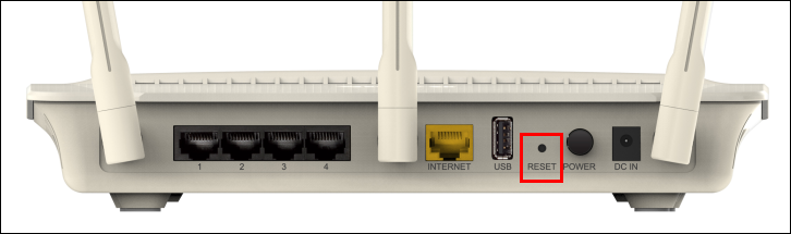 Resetați routerul reset router