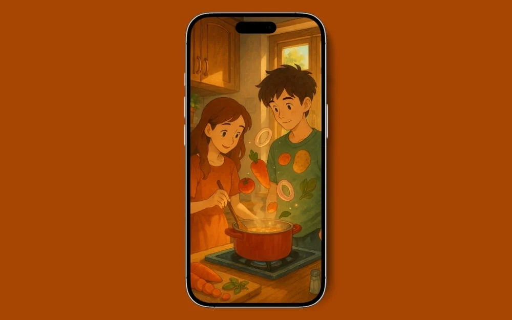 cooking together