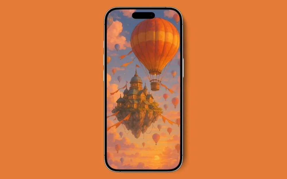 hot air balloon city