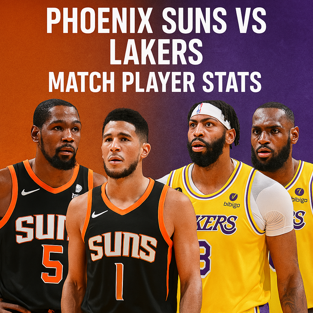 Phoenix Suns vs Lakers Match Player Stats