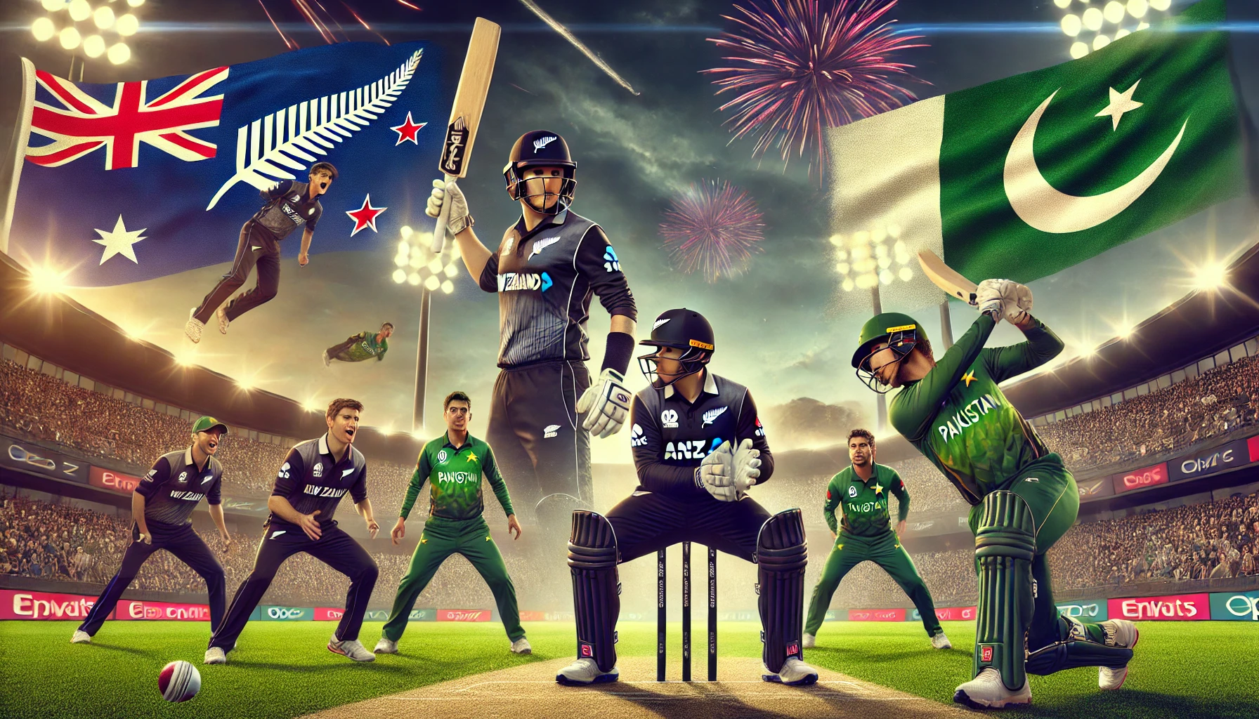 New Zealand National Cricket Team vs Pakistan National Cricket Team Players