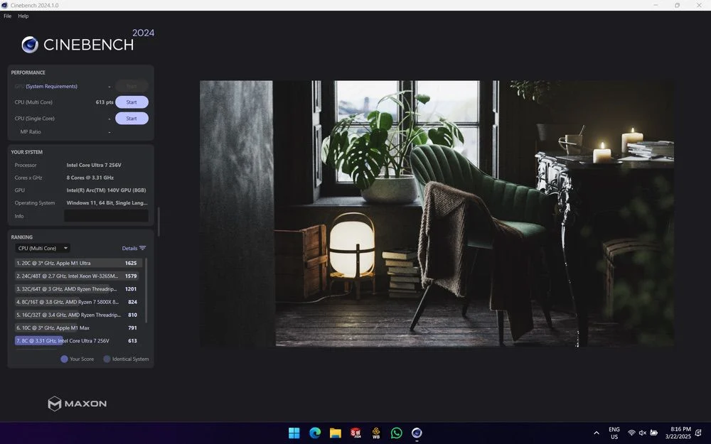 Cinebenchマルチコア cinebench multi core