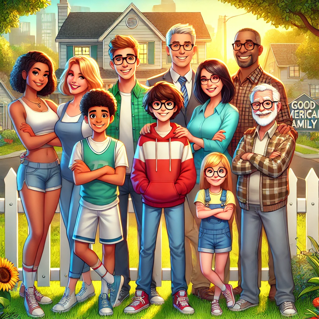 Cast of Good American Family