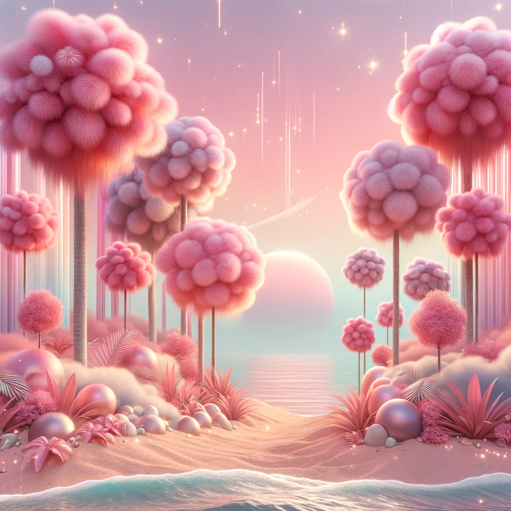 Pink Palm Puff