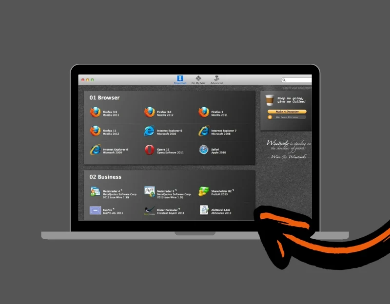 winbottle windows emulator