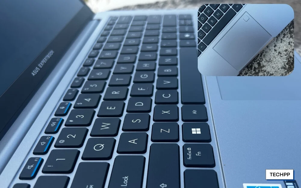 asus expertbook p1 keyboard and trackpad