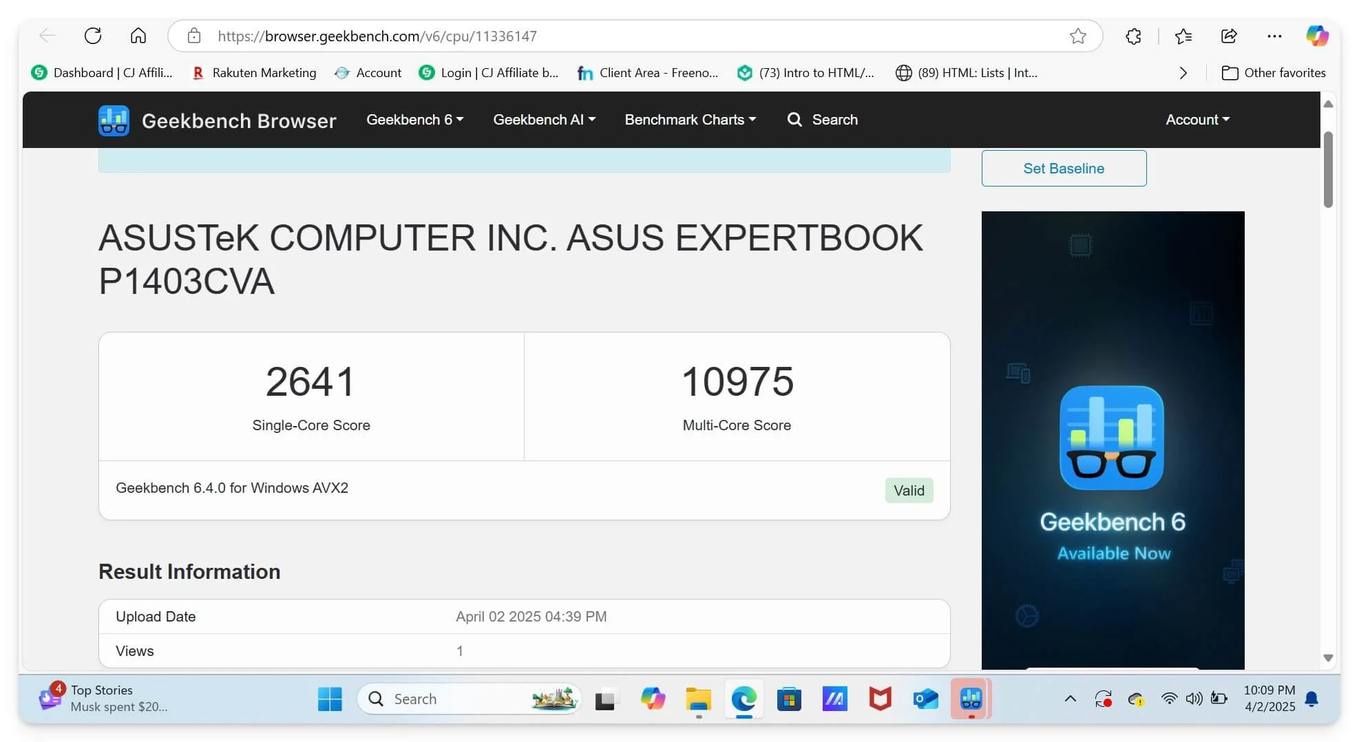 asus expertbook p1 benchmarks
