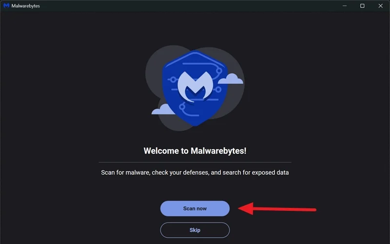 scan pc on malwarebytes