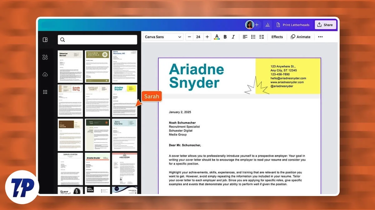 best cover letter generators