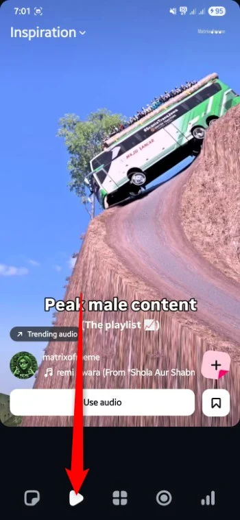 instagram edits inspiration tab