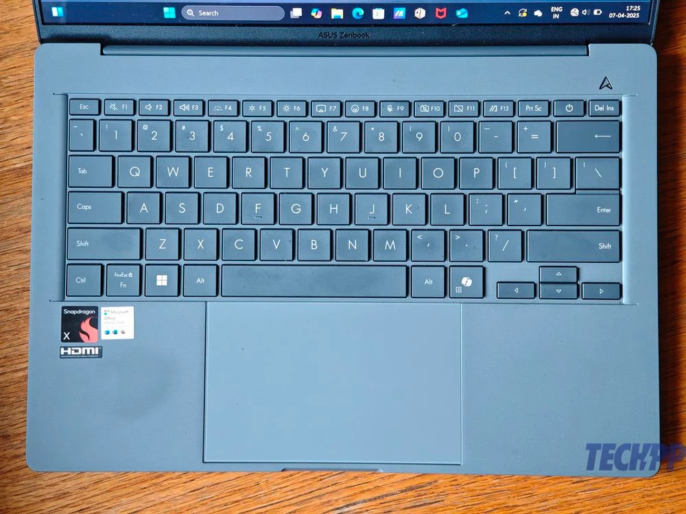 asus zenbook a14 keyboard