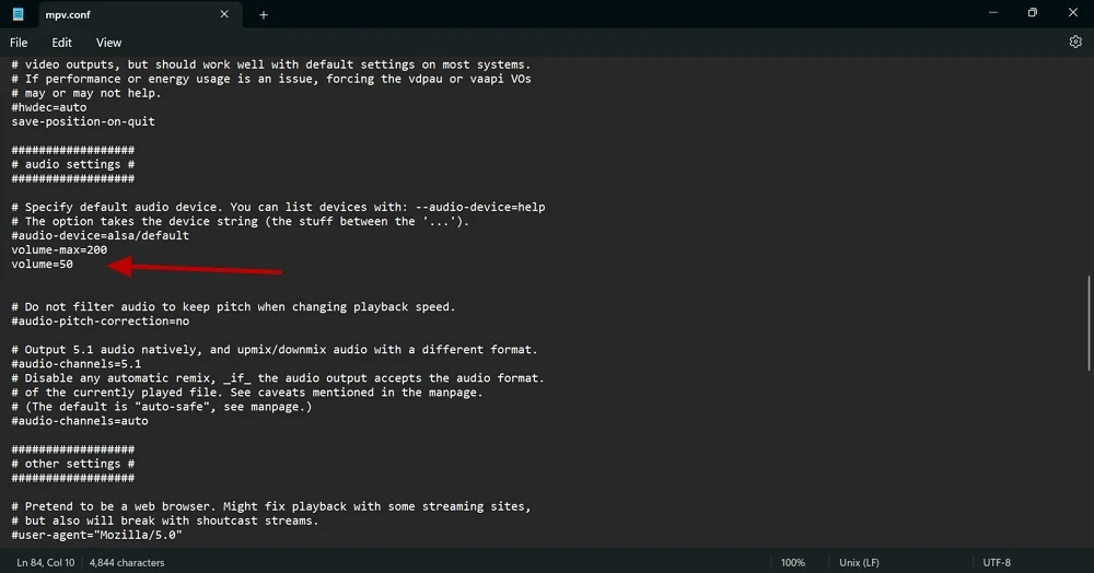 mpv config