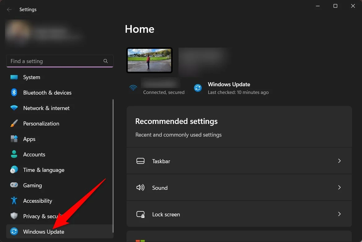 windows 11 settings