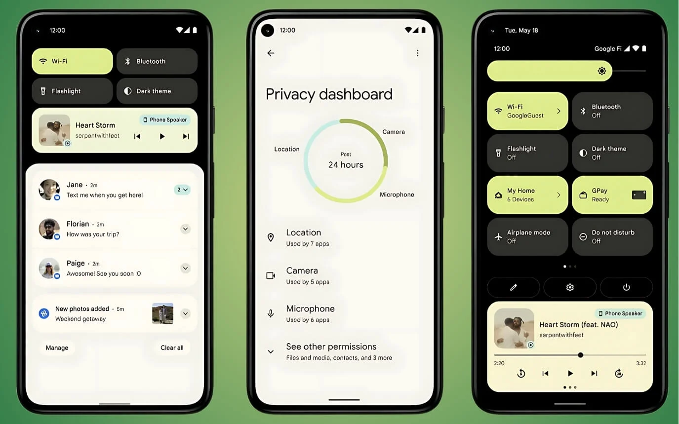 material u design on android 12