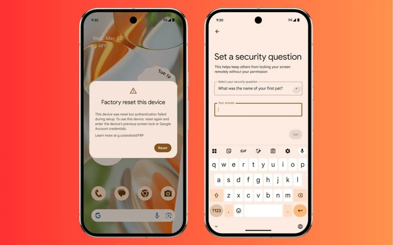 improved factory reset android 16
