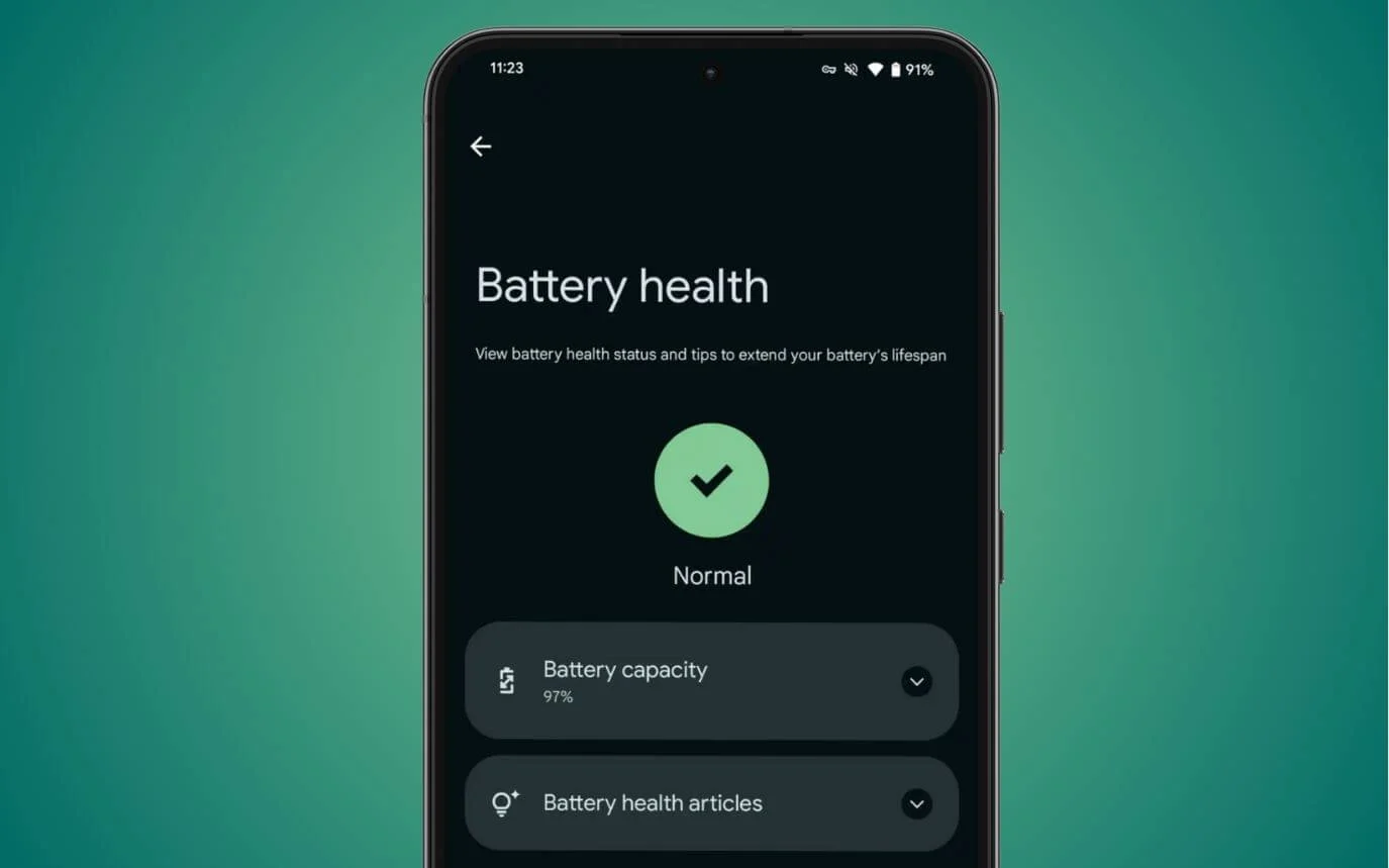 android 16 battery health