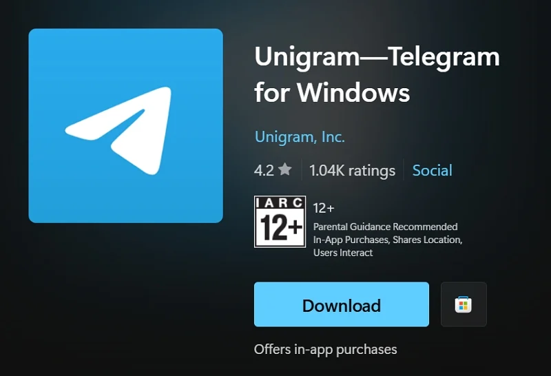 third-party telegram client for windows
